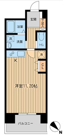 六本木一丁目駅 徒歩4分 3階の物件間取画像